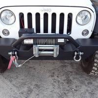 Powder coated Jeep bumper
