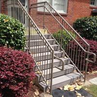 Powder coated residential railing