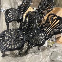 Satin black powder coated item