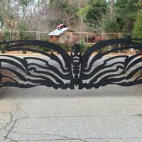 Industrial powder coating artisan gate