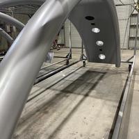 Industrial powder coating industrial arch