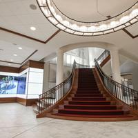 Industrial powder coating interior staircase