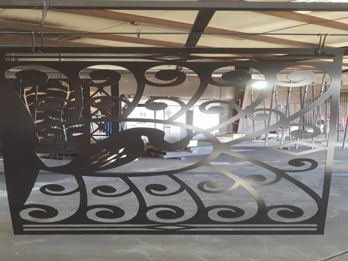 industrial powder coating decorative fence 