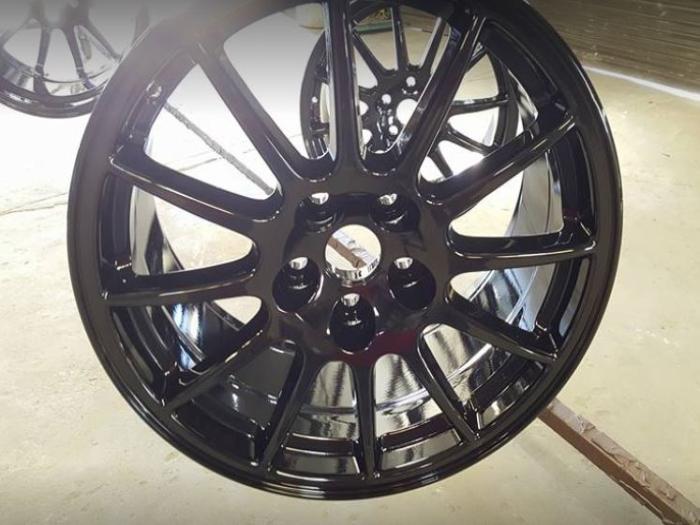 automobile powder coating wheel rim